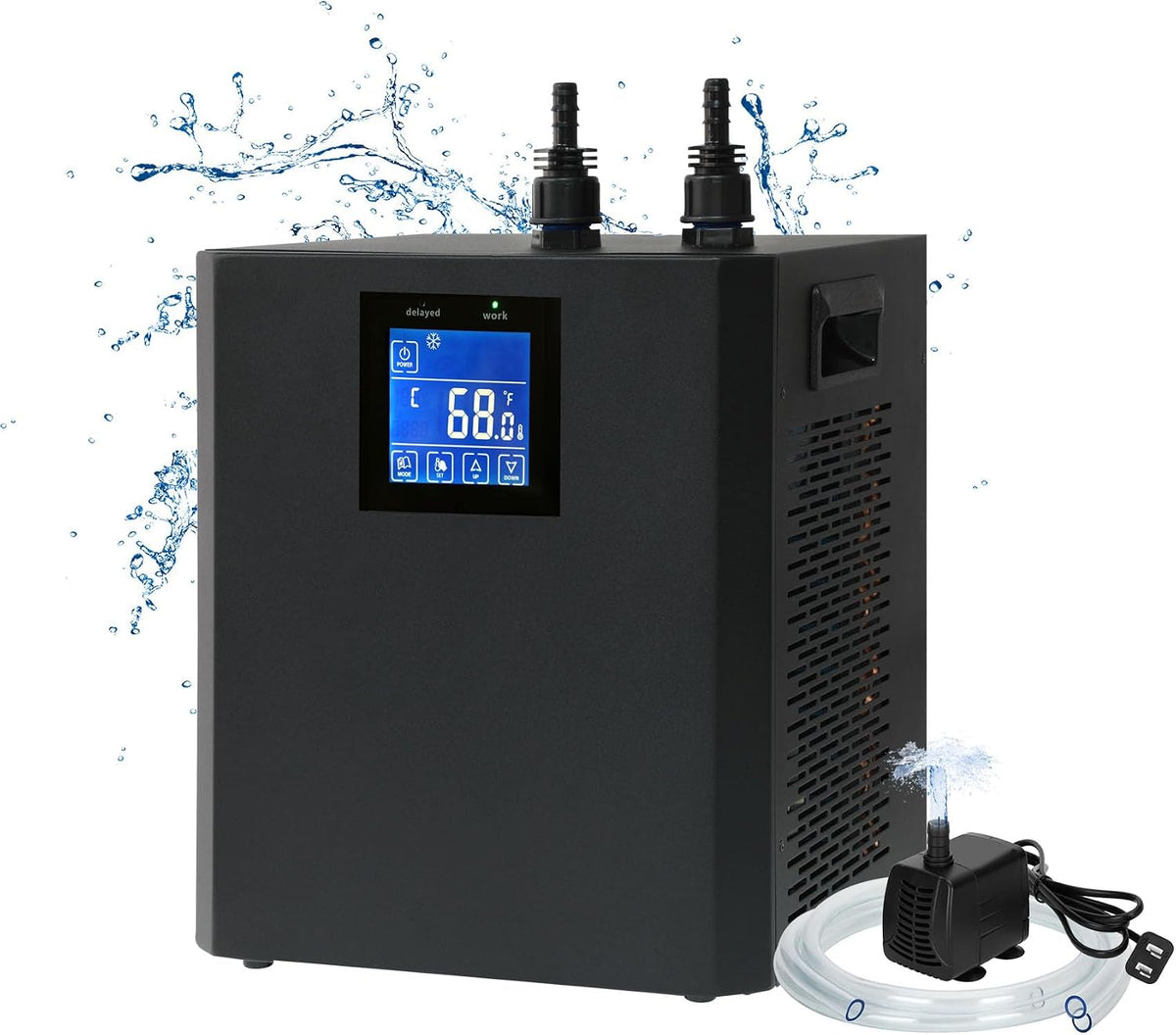 Aquarium Chiller 42 Gal, 1/10 HP Fish Tank Water Chiller Machine
