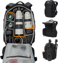 Lowepro ProTactic BP 450 AW III Camera Backpack, 4-point Access, Professional Camera Bag, DSLR/Drones/Mirrorless, Up to 16" Laptop, Rain Cover, for Photographer,Videographer, Volume 28L