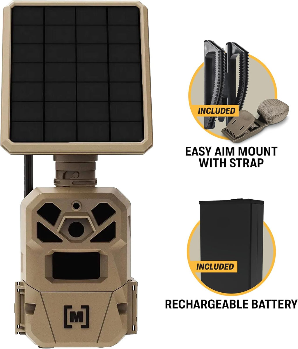 Moultrie Edge Solar Cellular Trail Camera - Integrated Solar, 40MP