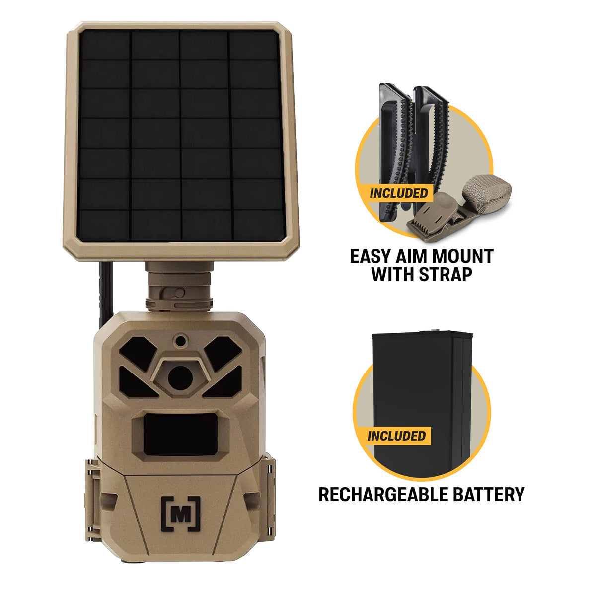 Moultrie Edge Solar Cellular Trail Camera - Integrated Solar, 40MP