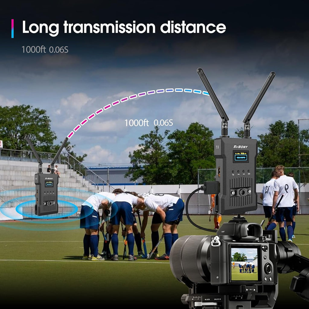 SVBONY ST1 4K Wireless Video Transmitter and Receiver for DSLR to Projector