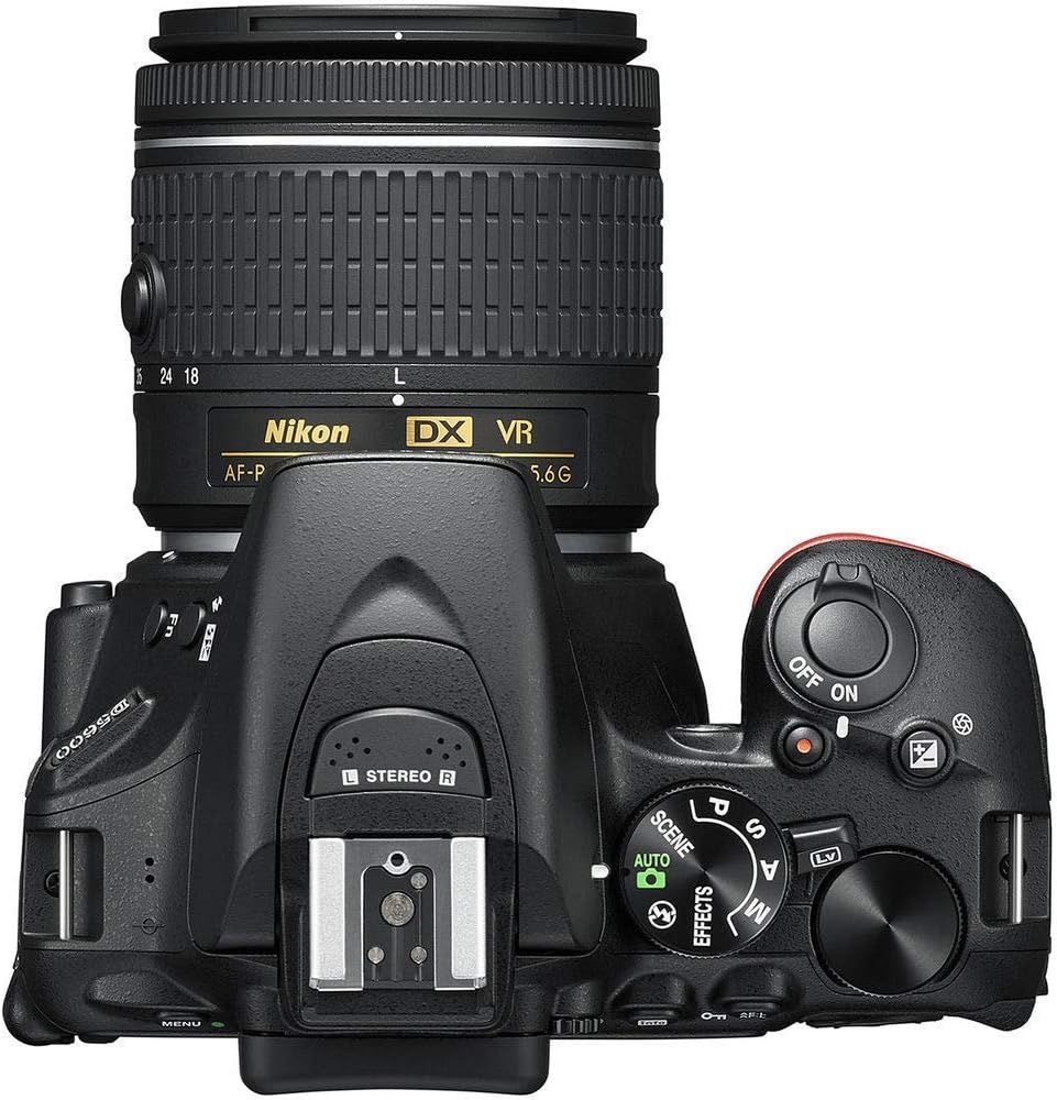 Nikon D5600 DSLR Camera with 18-55mm Lens (1576) & Microphone Bundle