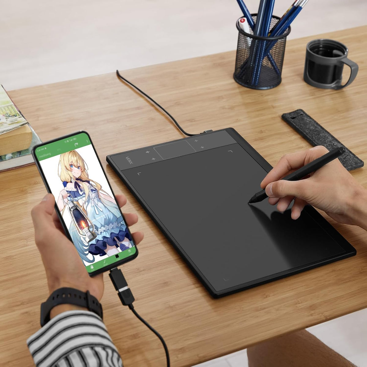 VEIKK P01 Battery-Free Pen for Graphic Drawing Tablet S640 and A30
