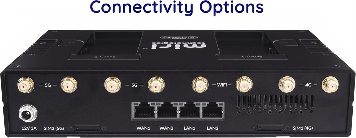 Miri X510 Dual Cellular Bonding Router w/90 Day Speedify License