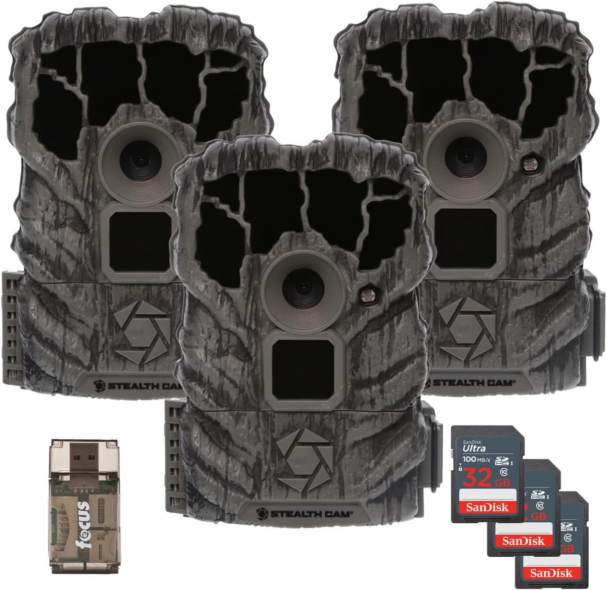 Stealth Cam Browtine 14MP Trail Camera Bundle