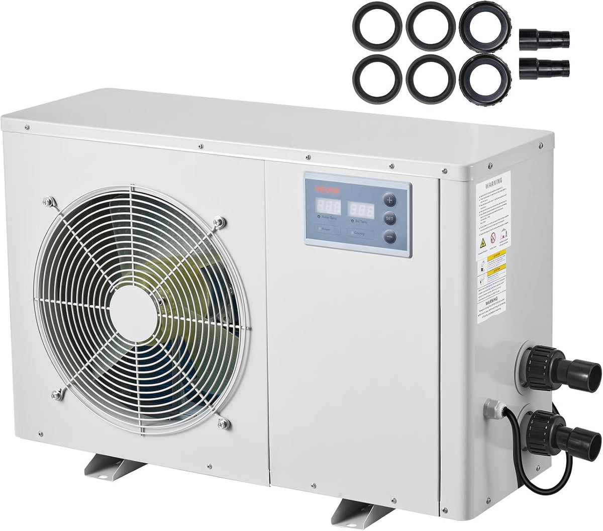 VEVOR Aquarium Chiller 150Gal 1/2HP Quiet Cooler with Titanium Evaporator