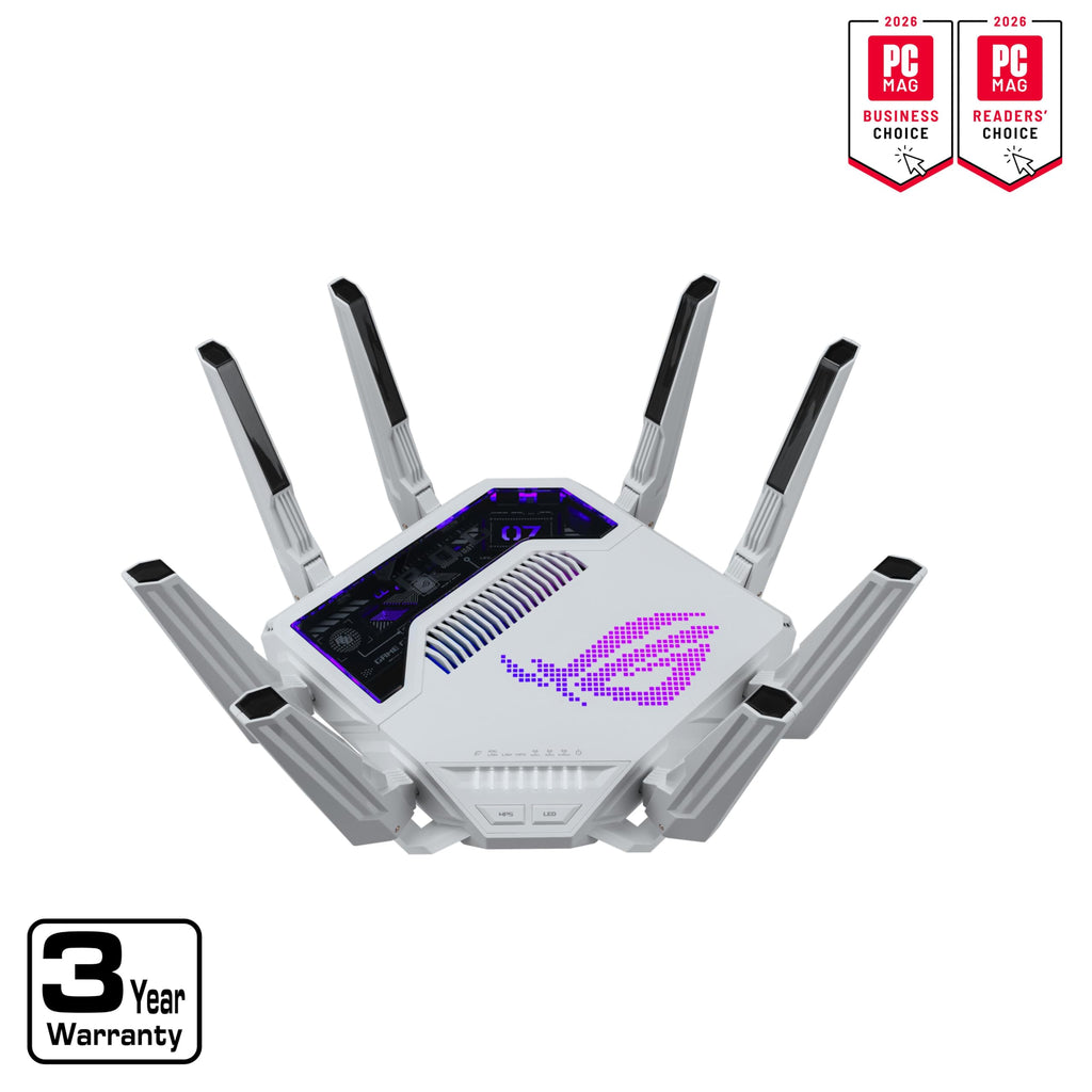 ASUS ROG Strix GS-BE12000 WiFi 7 Gaming Router - Tri-Band, 12Gbps, Mesh