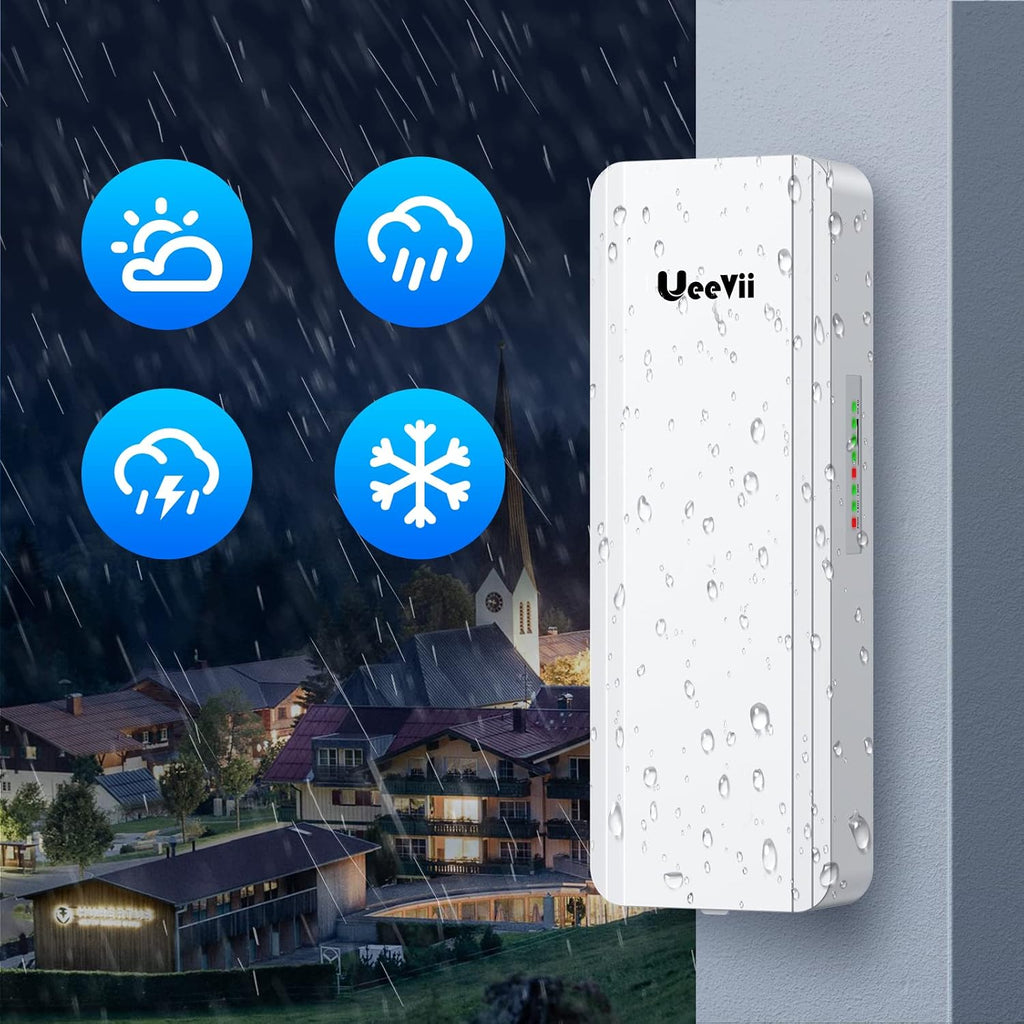 Gigabit Wireless Bridge, UeeVii CPE850 5.8GHz Point to Point WiFi Bridge
