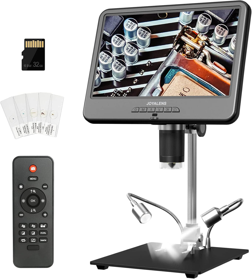 JL210 10.1'' Digital Microscope Full View Silver Coin Magnifier for Adults