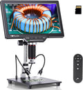 TOMLOV DM202 3K Digital Microscope, 10.1" HDMI Coin Soldering Magnifier