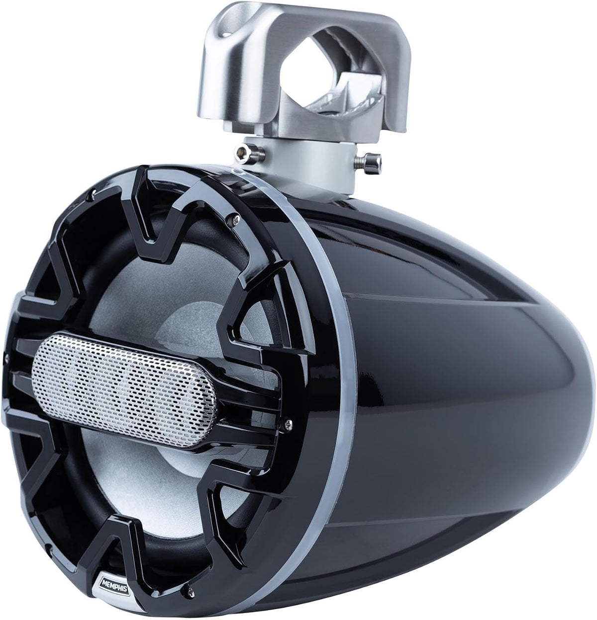 Memphis MM84TB 8" Tower Speakers with (A.T.A.C) Advanced Tower Array Construction and Swivel Mount Brackets - Black, Pair