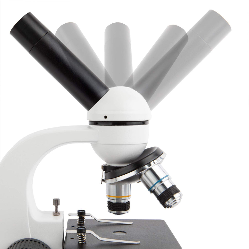 AmScope M158C-2L-E2 Compound Monocular Microscope, 2MP Camera