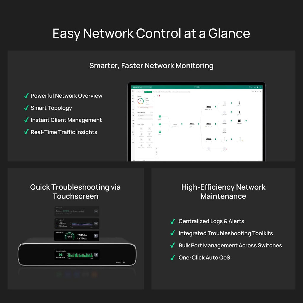 Omada Fusion 2.5G Multi-WAN Wired VPN Router