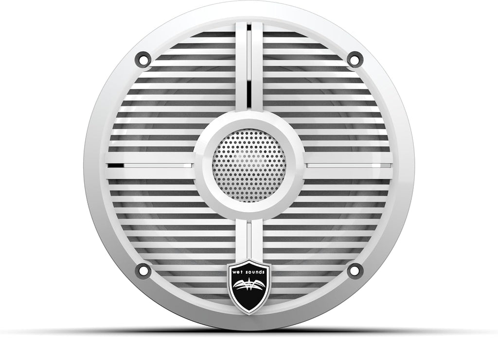 Wet Sounds | Recon 6 XW-W | High Output Component Style 6.5" Marine Coaxial Speakers with White Grille