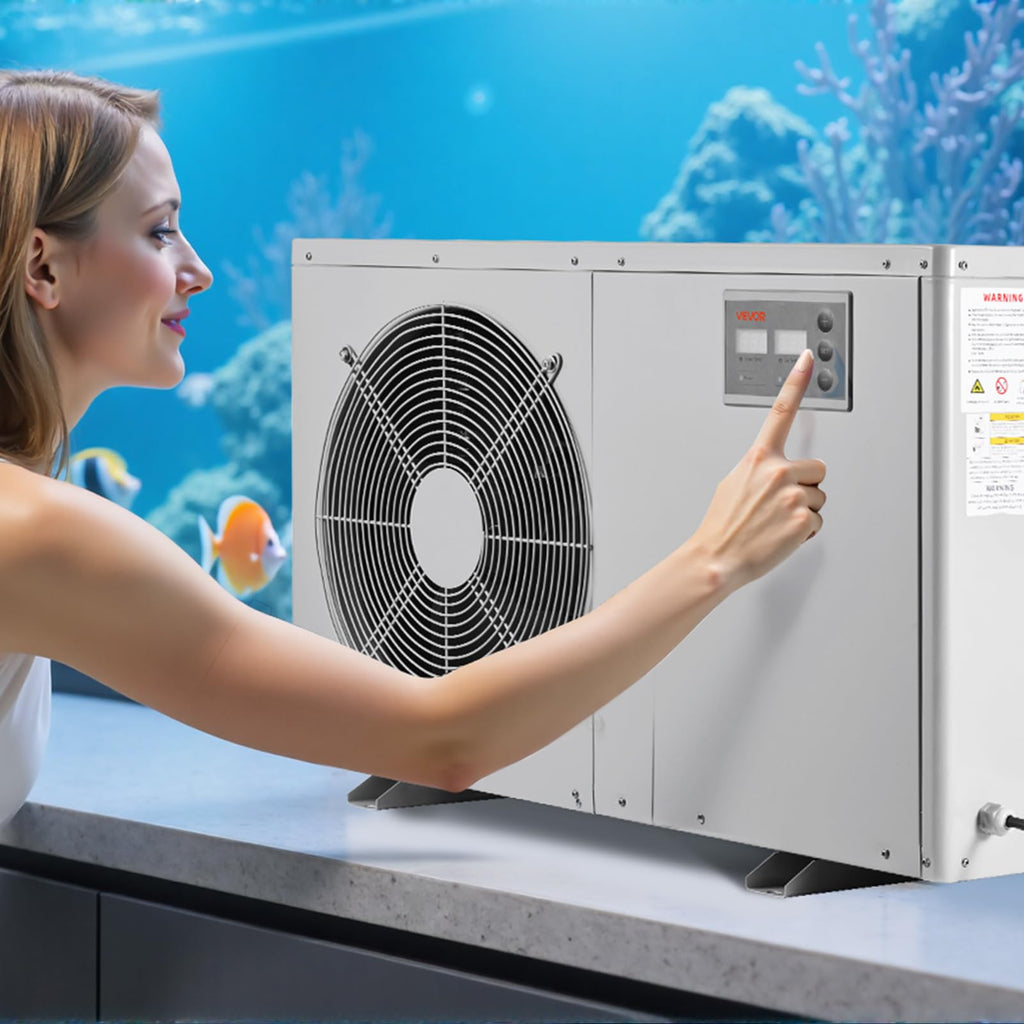 VEVOR Aquarium Chiller 150Gal 1/2HP Quiet Cooler with Titanium Evaporator
