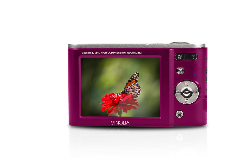 Minolta Minolta MND20 44 MP 2.7K Ultra HD Digital Camera (Silver)