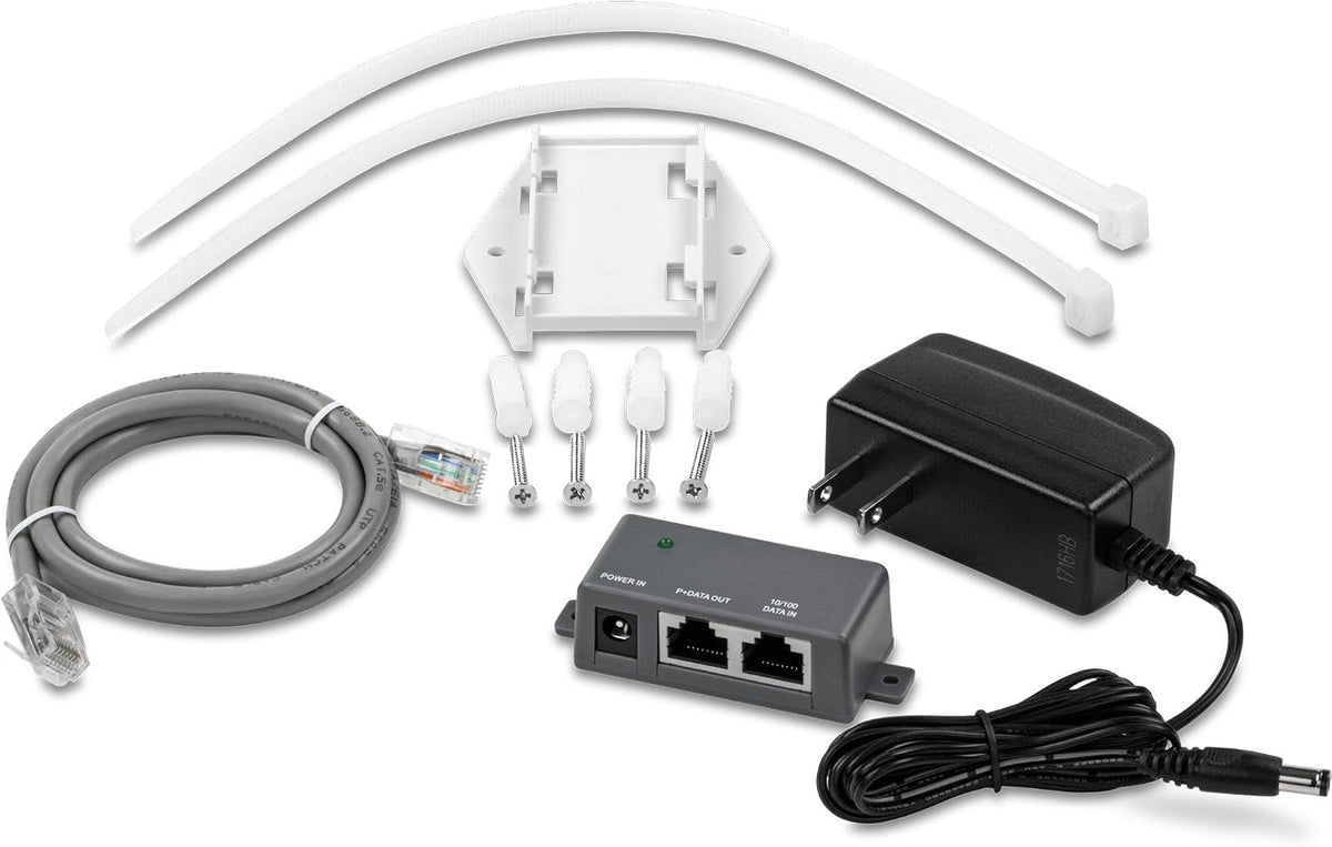 TRENDnet 10dBi Wireless N300 Outdoor PoE Access Point, TEW-740APBO, Point-to-Point (2.4 GHz), Multiple SSID, AP, WDS, Client Bridge, WISP, IPX6 Rated Housing, Built-in 10 dBi Directional Antenna