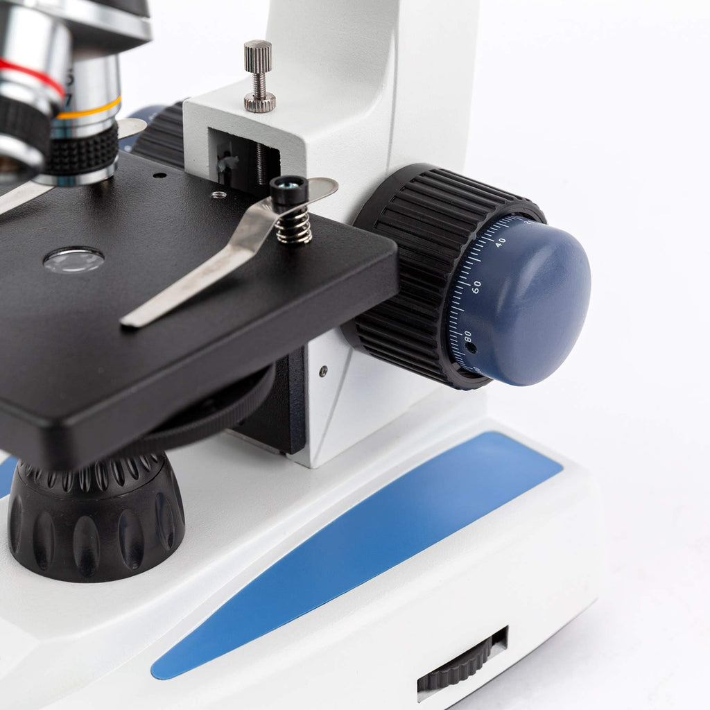 AmScope M158C-2L-E2 Compound Monocular Microscope, 2MP Camera