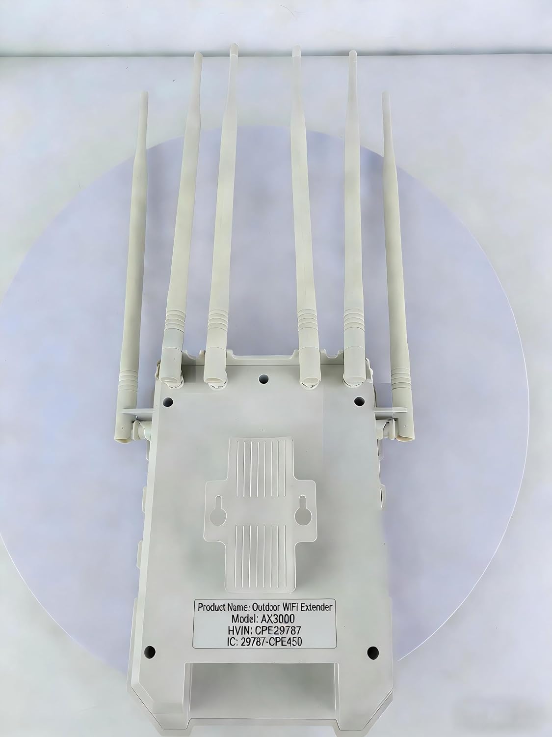 AX3000 WiFi Extender Signal Booster Outdoor WiFi 6 Extender, Wireless Gigabit Access Point Outdoor, IP65 Weatherproof, with PoE, for Starlink, Camera, Garage, Farm, Yard, RV, Campsite