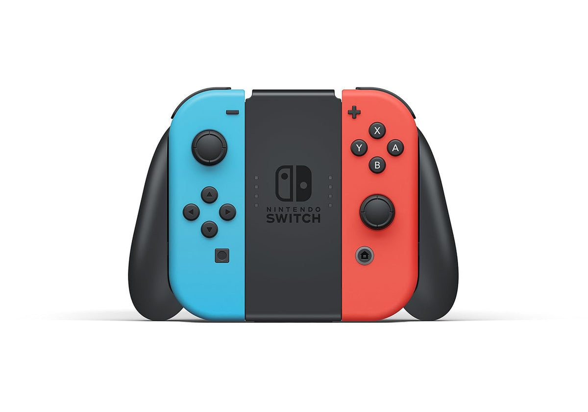 Nintendo Switch with Neon Blue and Neon Red Joy-Con - Handheld Gaming Console