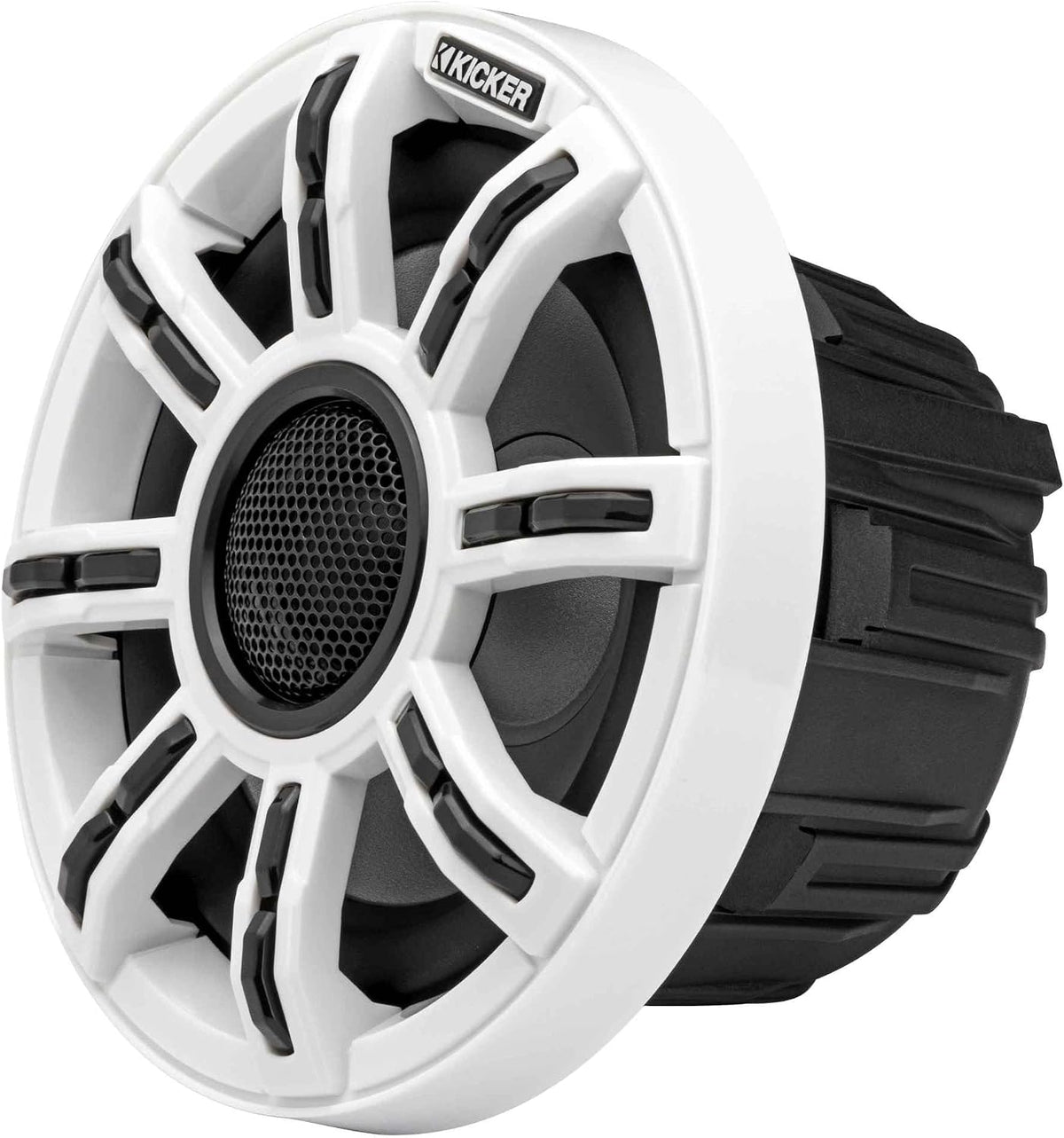KICKER Premium Marine Audio Upgrade Kit for Bennington Pontoon Boats â 6.5" (4) LED Speakers, Bluetooth Source Package â Premium Sound Upgrade