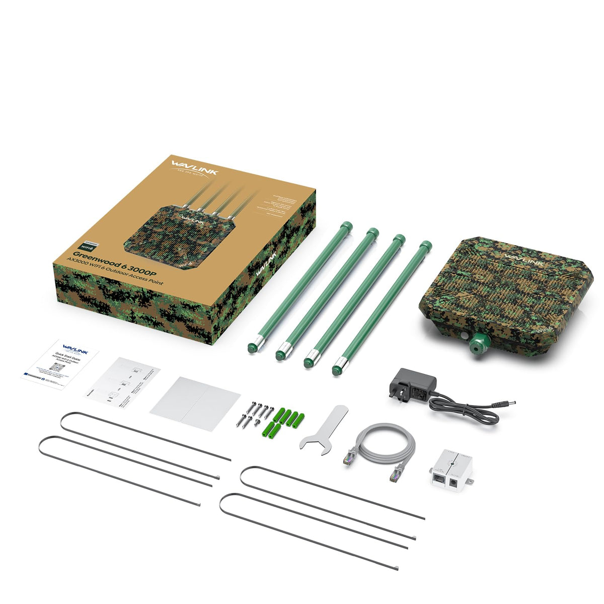 WAVLINK AX3000 Outdoor WiFi 6 Extender Long Range,Outdoor Access Point