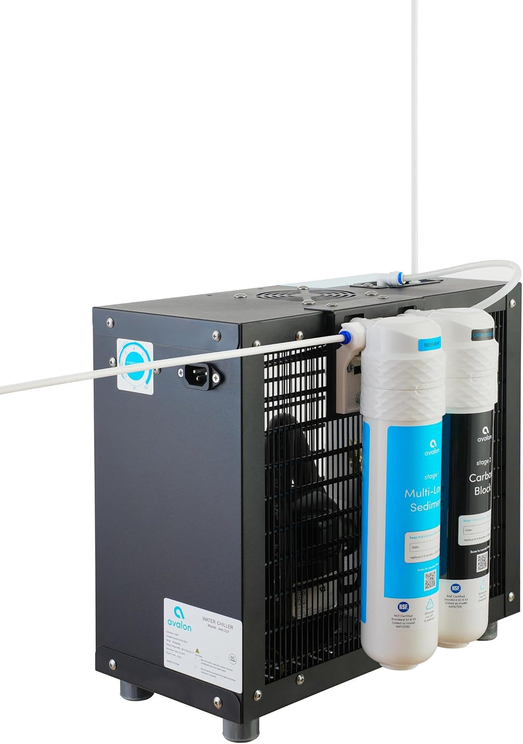 Avalon High Capacity Chiller Cooling System for Under Counter Use, Dual Filtration, NSF