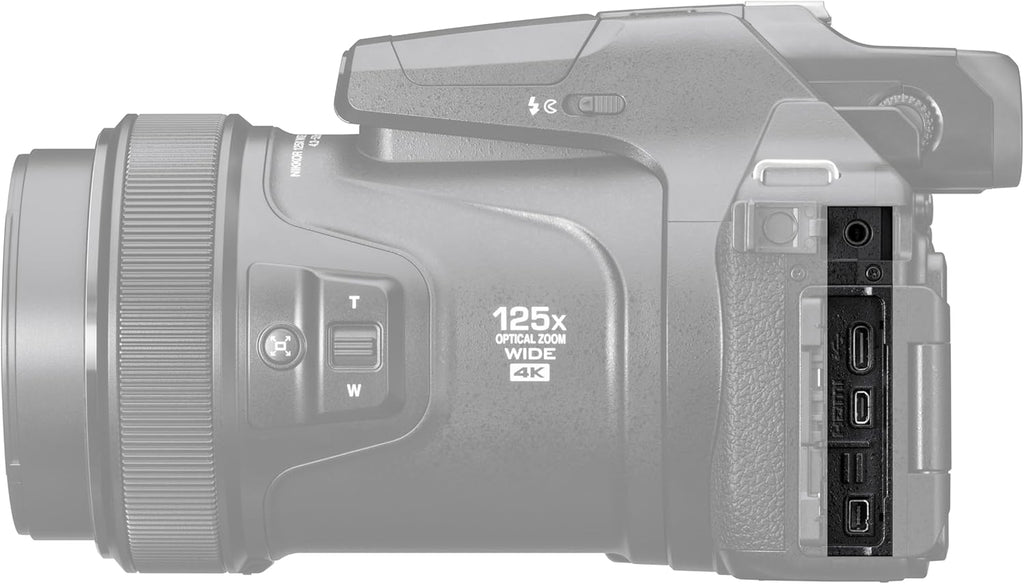 Nikon COOLPIX P1100 Superzoom Digital Camera | 125x Optical Zoom with Image Stabilization 16 MP 4K Ultra HD Video Wi-Fi Connectivity RAW Format and Rotating LCD Screen (Black)