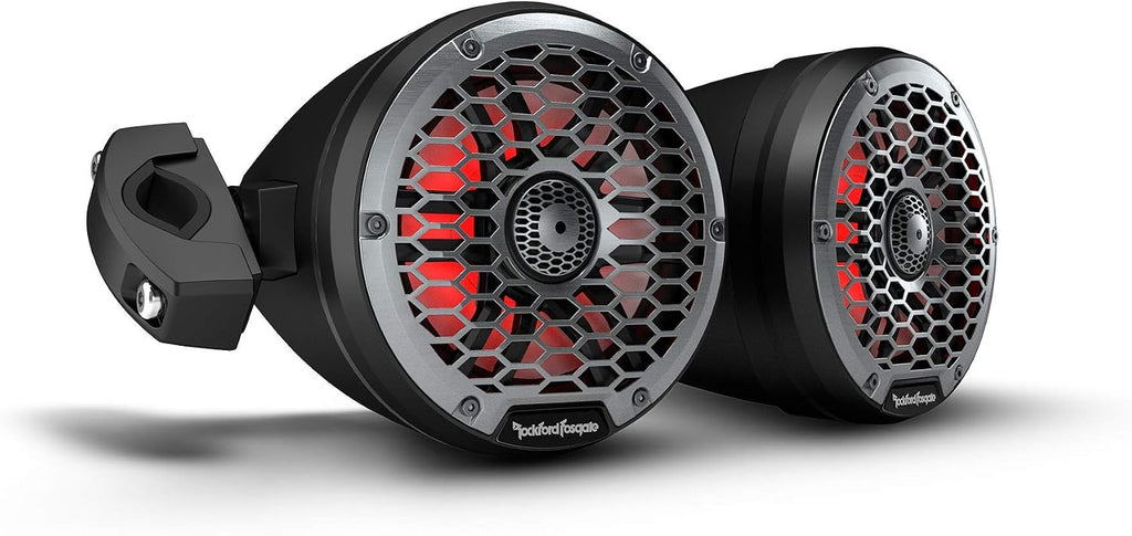 Rockford Fosgate M2WL-65MB Color Optix 6.5" Moto-Can - Black (Pair)