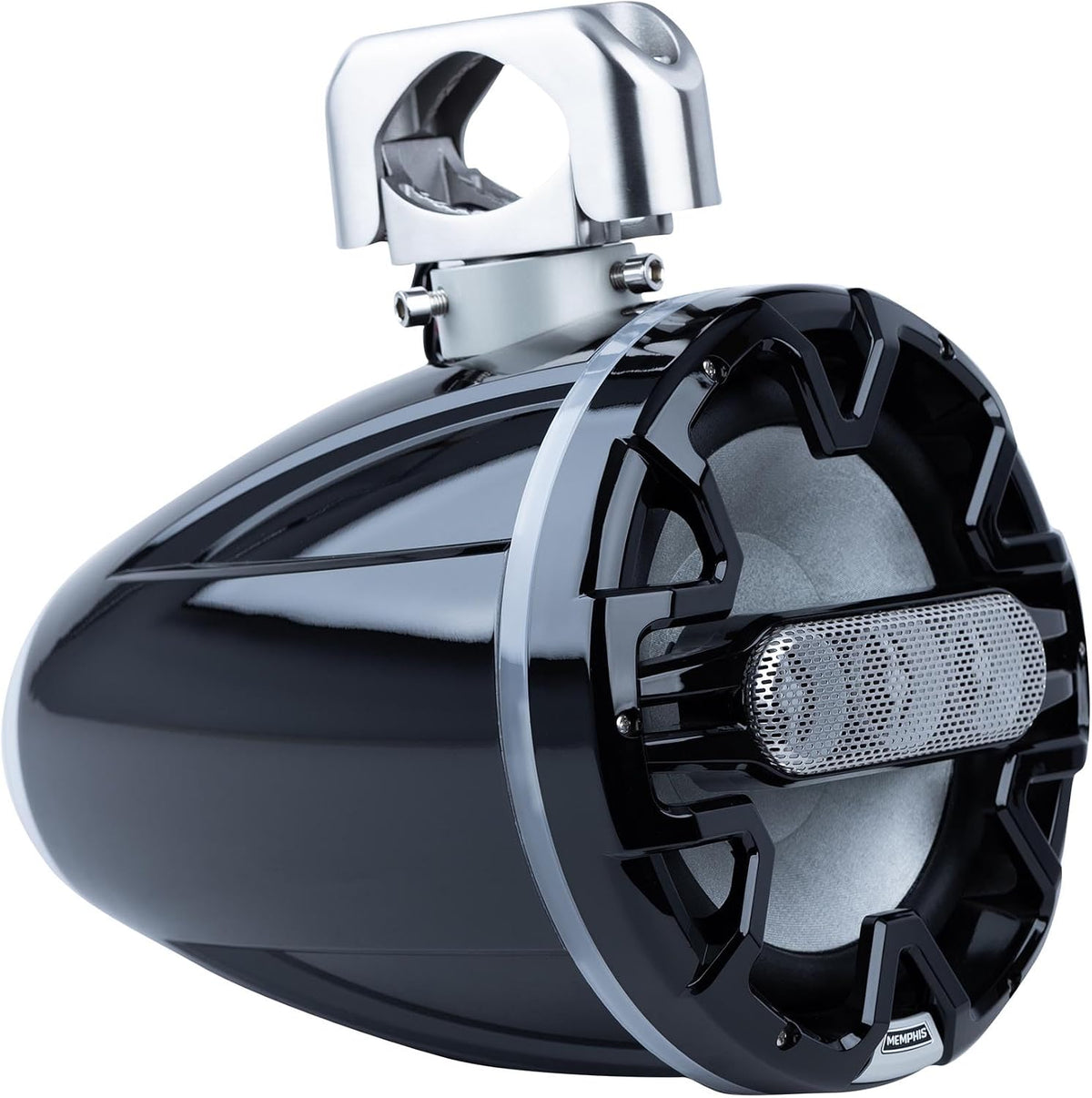Memphis MM84TB 8" Tower Speakers with (A.T.A.C) Advanced Tower Array Construction and Swivel Mount Brackets - Black, Pair