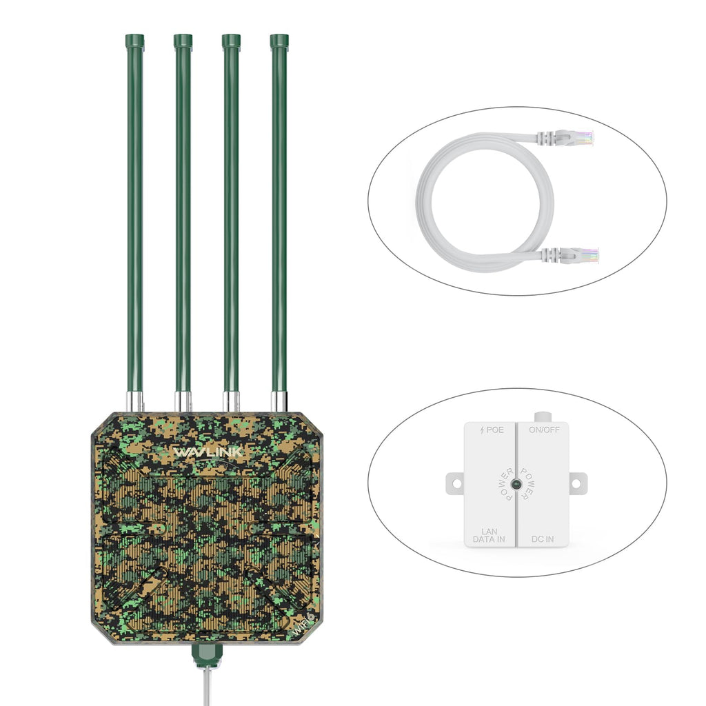 WAVLINK AX3000 Outdoor WiFi 6 Extender Long Range,Outdoor Access Point