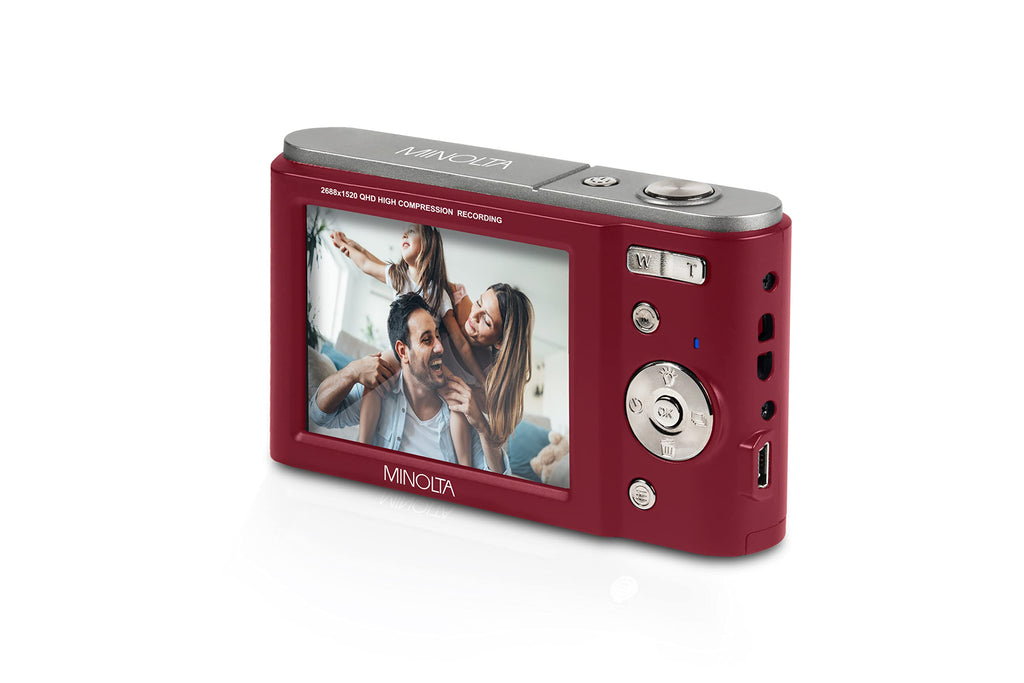 Minolta Minolta MND20 44 MP 2.7K Ultra HD Digital Camera (Silver)