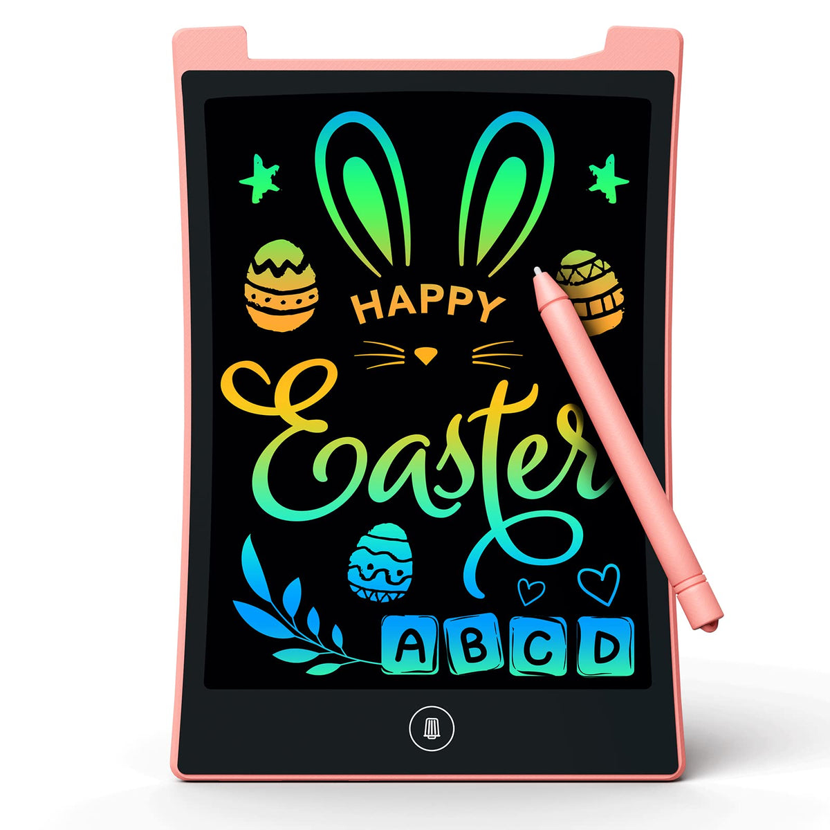 KOKODI 2 Pack 10 Inch LCD Writing Tablet for Kids, Colorful Doodle Board Erasable Drawing Pad, Educational Learning Toys Birthday Gifts for Boys Girls Ages 3 4 5 6 7 8 (Blue & Pink)