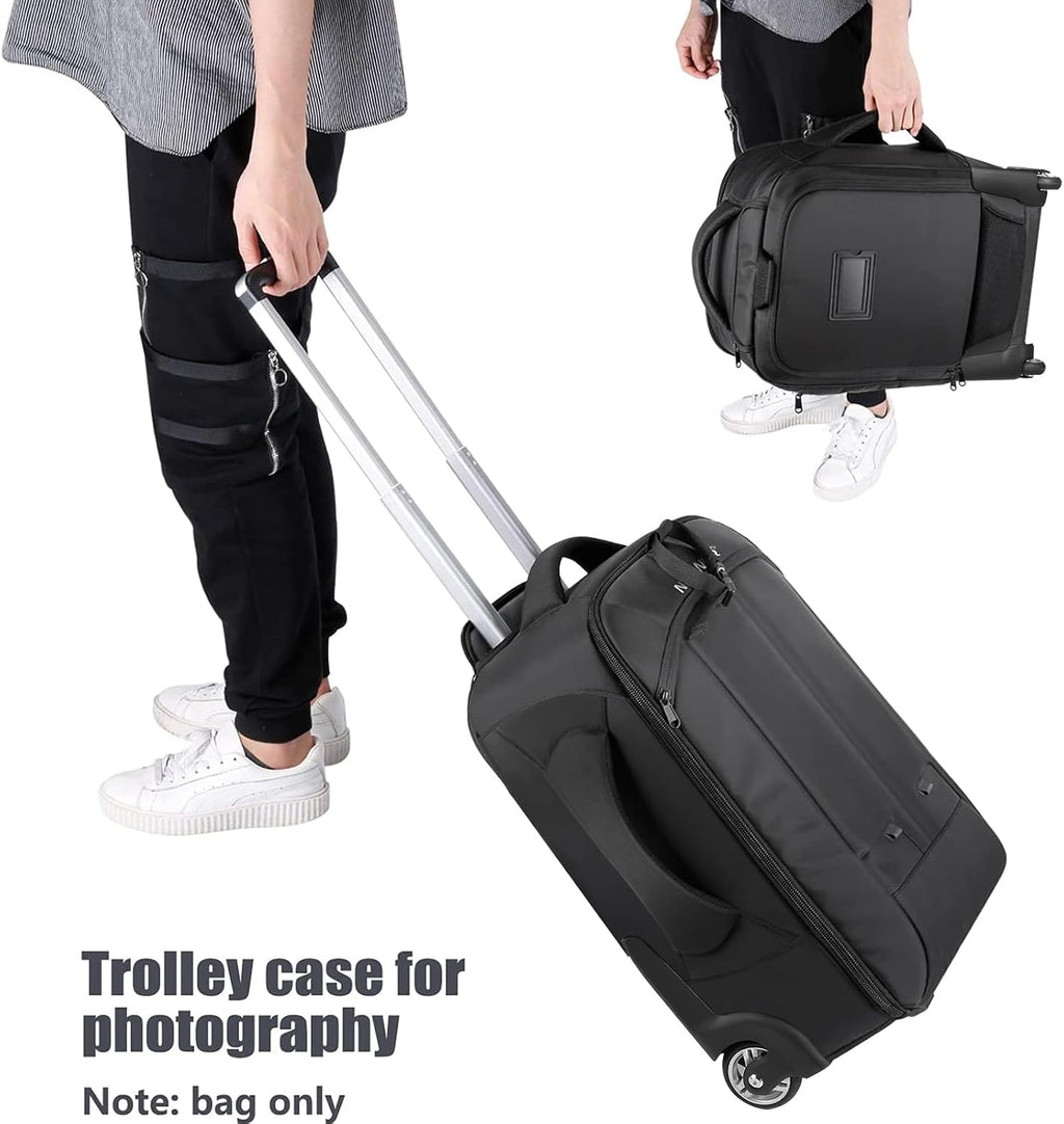 NEEWER Convertible Rolling Camera Backpack for SLR/DSLR and Accessories