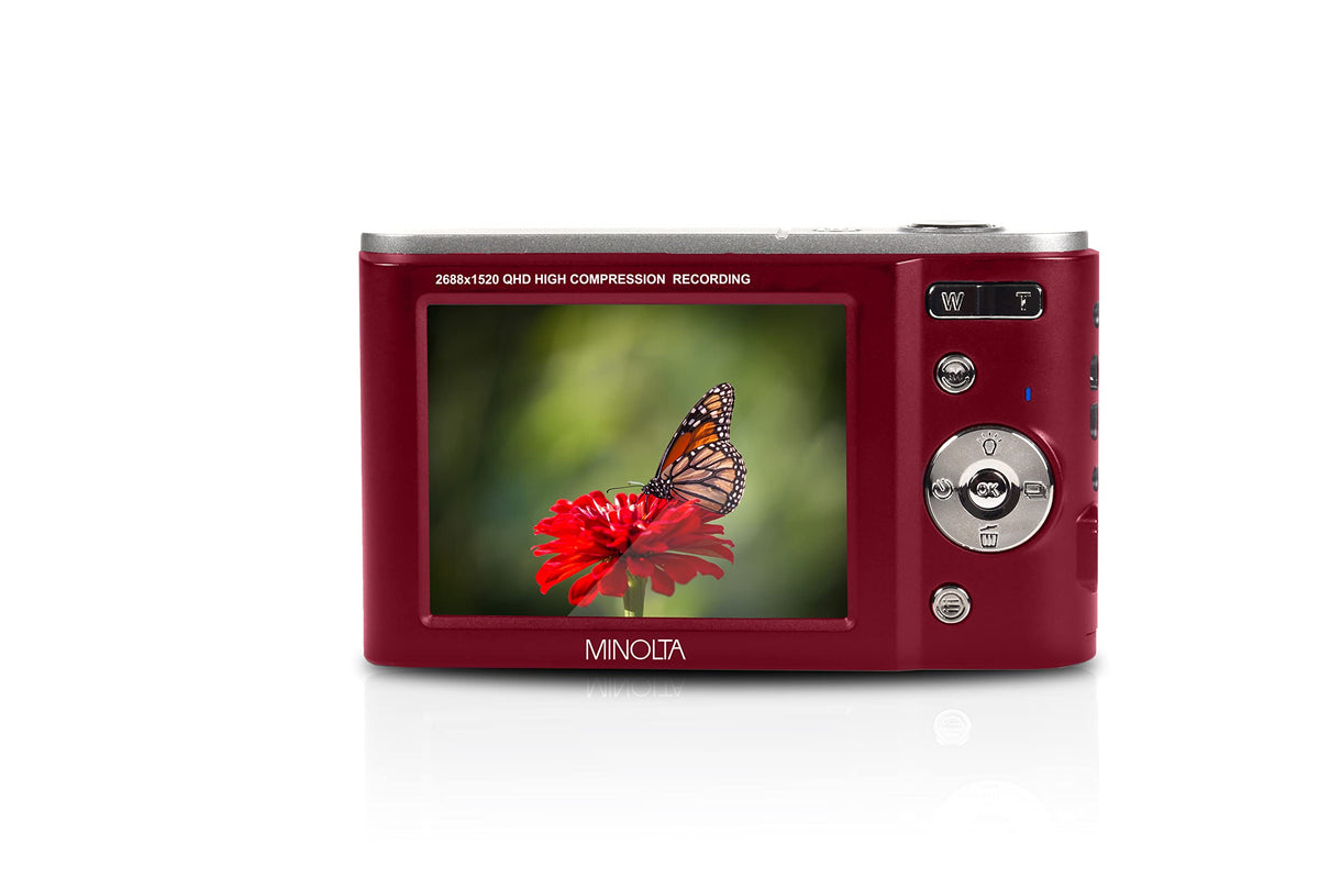 Minolta Minolta MND20 44 MP 2.7K Ultra HD Digital Camera (Silver)