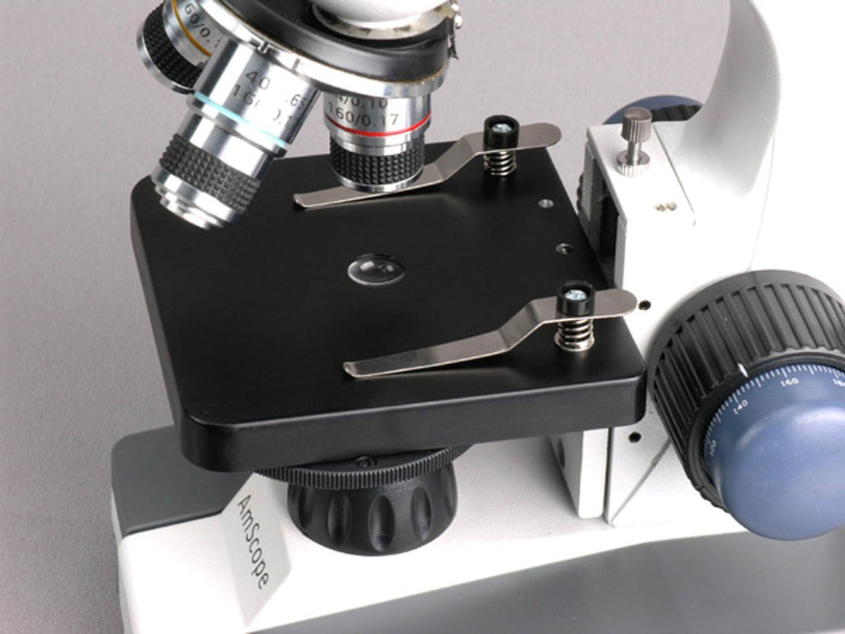 AmScope M150C-PB10-WM Compound Monocular Microscope, WF10x and WF25x