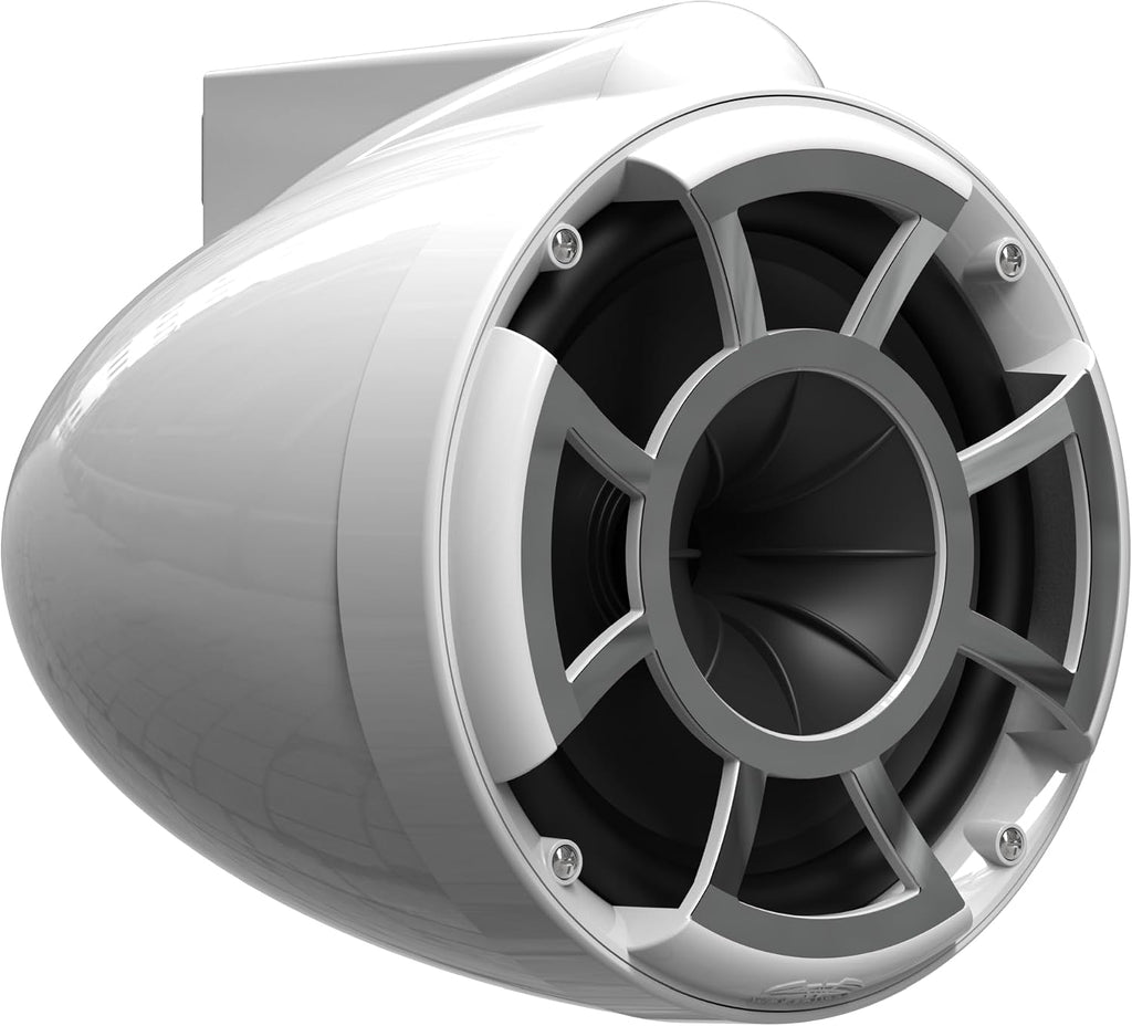 Wet Sounds Rev 8 W-SC V2 8" White Marine Tower Speakers Swivel
