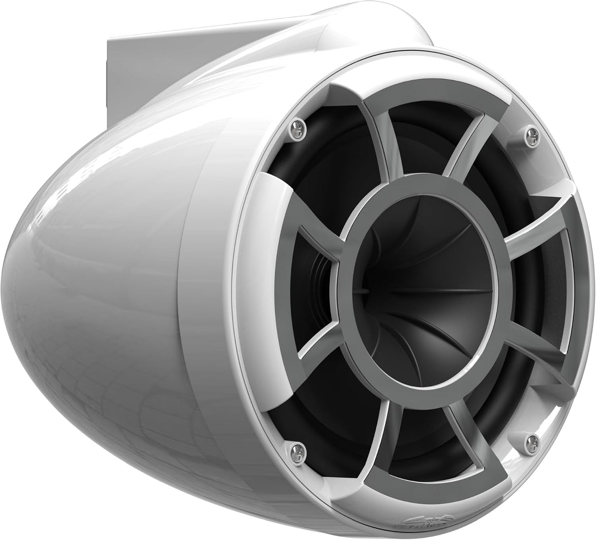 Wet Sounds Rev 8 W-SC V2 8" White Marine Tower Speakers Swivel