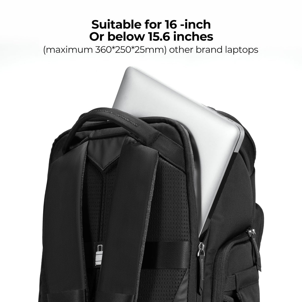 K&F CONCEPT Camera Backpack, 22L Expandable Camera Bag with Rain Cover