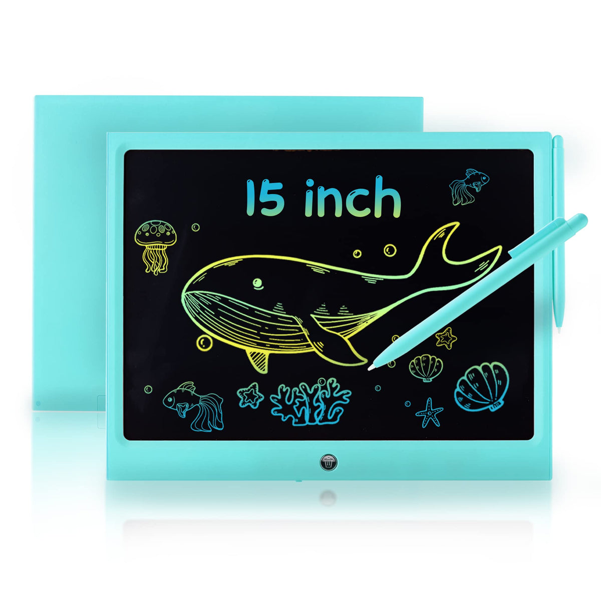 LCD Writing Tablet for Kids, 10 Inch Colorful Drawing Board Learning Toys