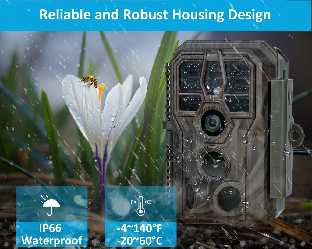 GardePro E5S 2-Pack Non-Cellular Trail Camera, 64MP Photo & 1296P HD Video