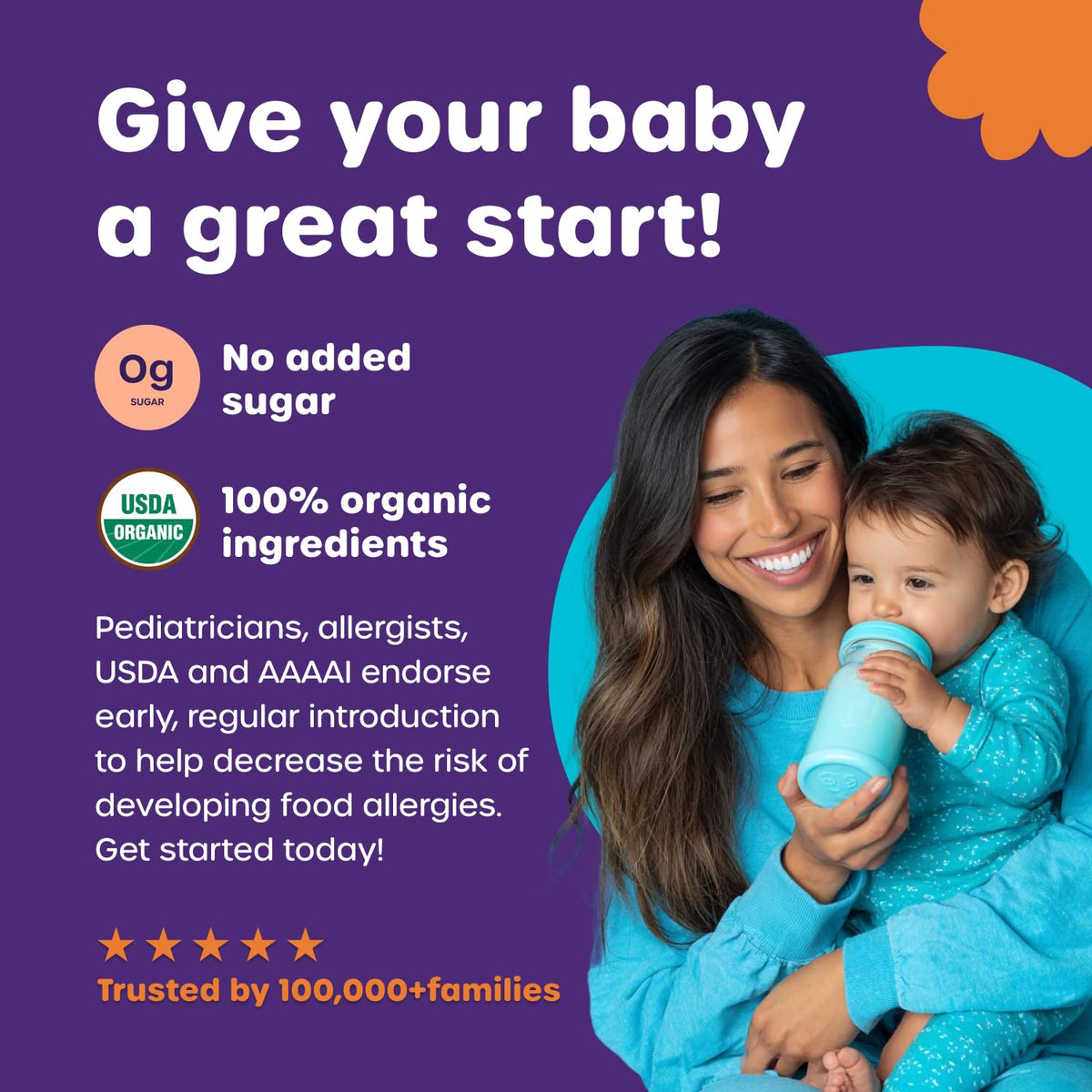 Ready Set Food Stage 1 Baby Food Mix-Ins - Baby Allergen Introduction Kit