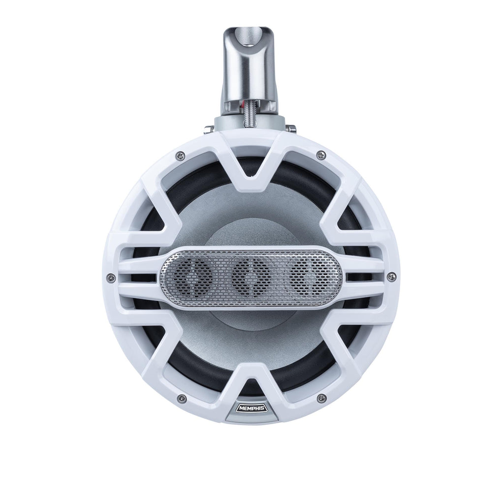 Memphis MM84TB 8" Tower Speakers with (A.T.A.C) Advanced Tower Array Construction and Swivel Mount Brackets - Black, Pair