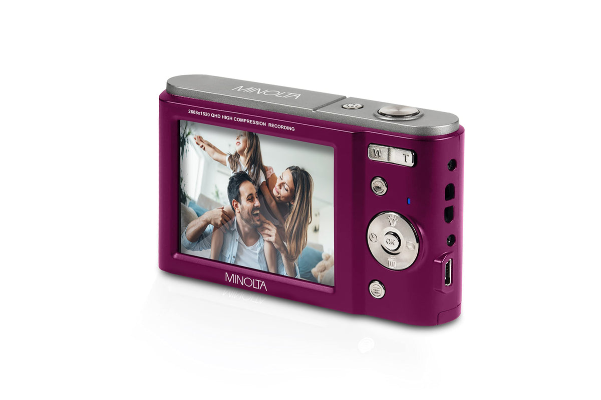 Minolta Minolta MND20 44 MP 2.7K Ultra HD Digital Camera (Silver)