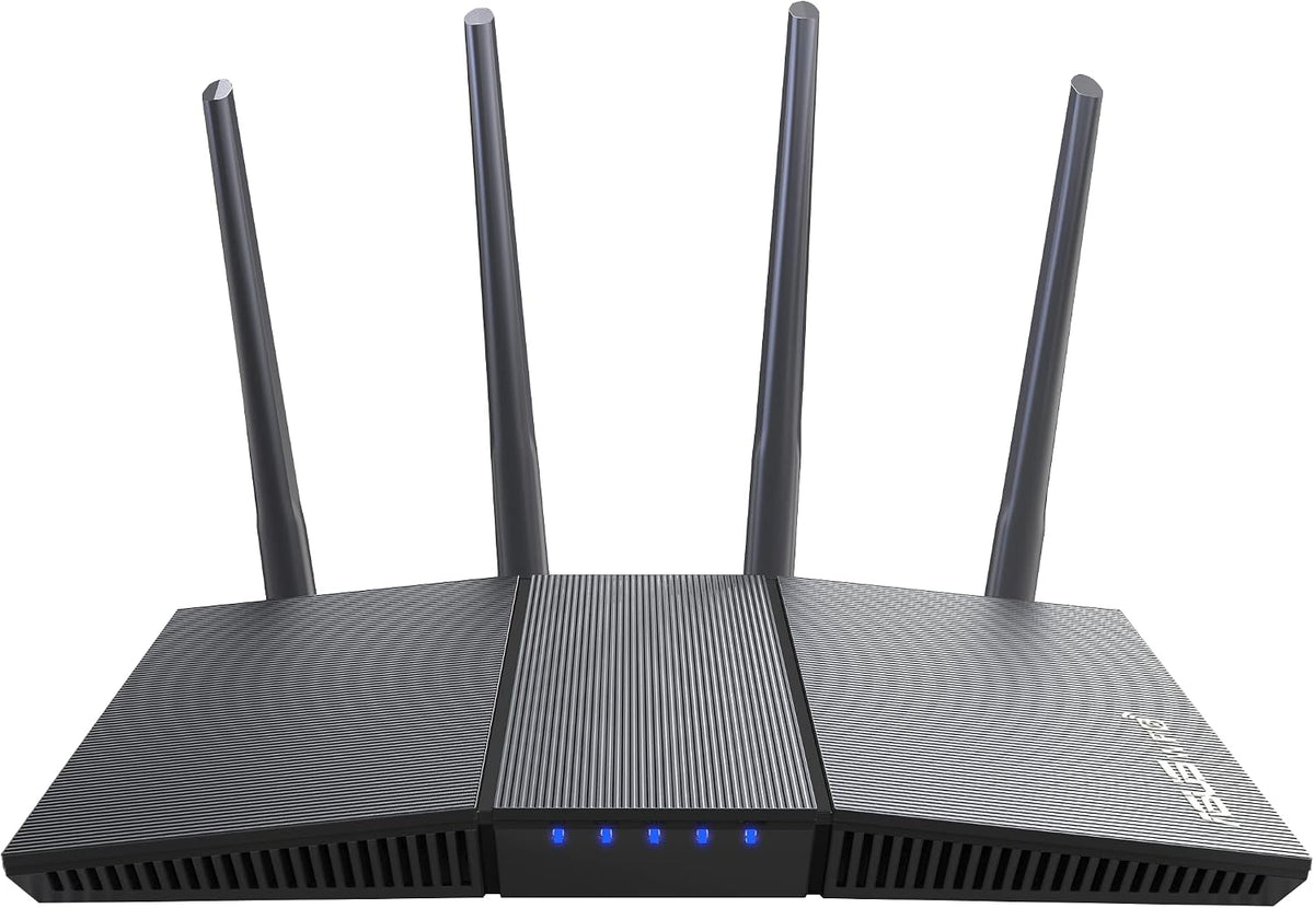ASUS RT-AX3000S Dual Band WiFi 6 Extendable Router, Instant Guard, Parental Control Scheduling, Built-in VPN, AiMesh Compatible