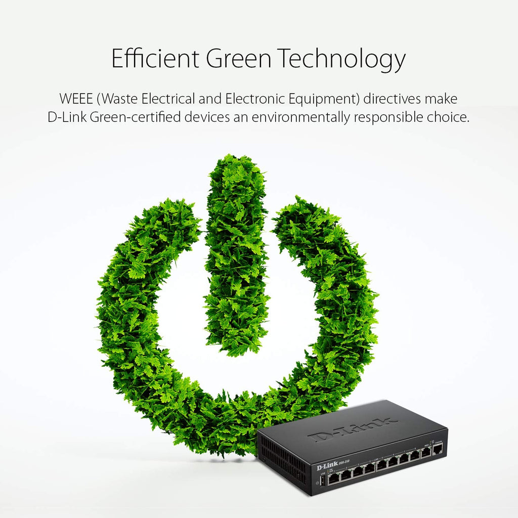 D-Link Gigabit VPN Router âPerfect for Remote and Hybrid Work â4 Port Gigabit Dual WAN Failover âEnterprise-Grade Encryption âFollows TAA/NDAAâLimited Lifetime Protection (DSR-250V2)
