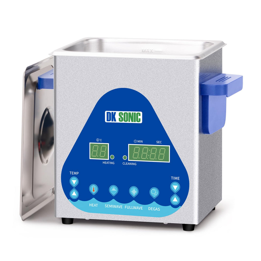 DK SONIC Ultrasonic Cleaner 10L,240W Industrial Ultrasonic Parts Cleaner with Heater&Timer, Digital Control&Basket, Multiple Functions for Motorcycle Engines,Carburetors, Chains
