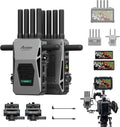 Accsoon CineView Master 4K Wireless Video Transmitter&Receiver with SDI HDMI, Tri-Band 8202ft 25ms LAT, 4K60/1080p60 1 Wired iOS+4 App Monitoring, Livestreaming Pair CineView 4K Lite/SE 4K/M7(H) Pro