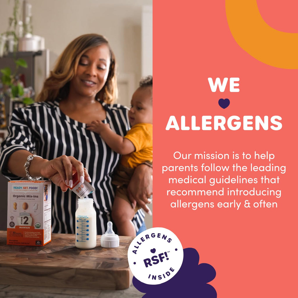 Ready Set Food Stage 1 Baby Food Mix-Ins - Baby Allergen Introduction Kit