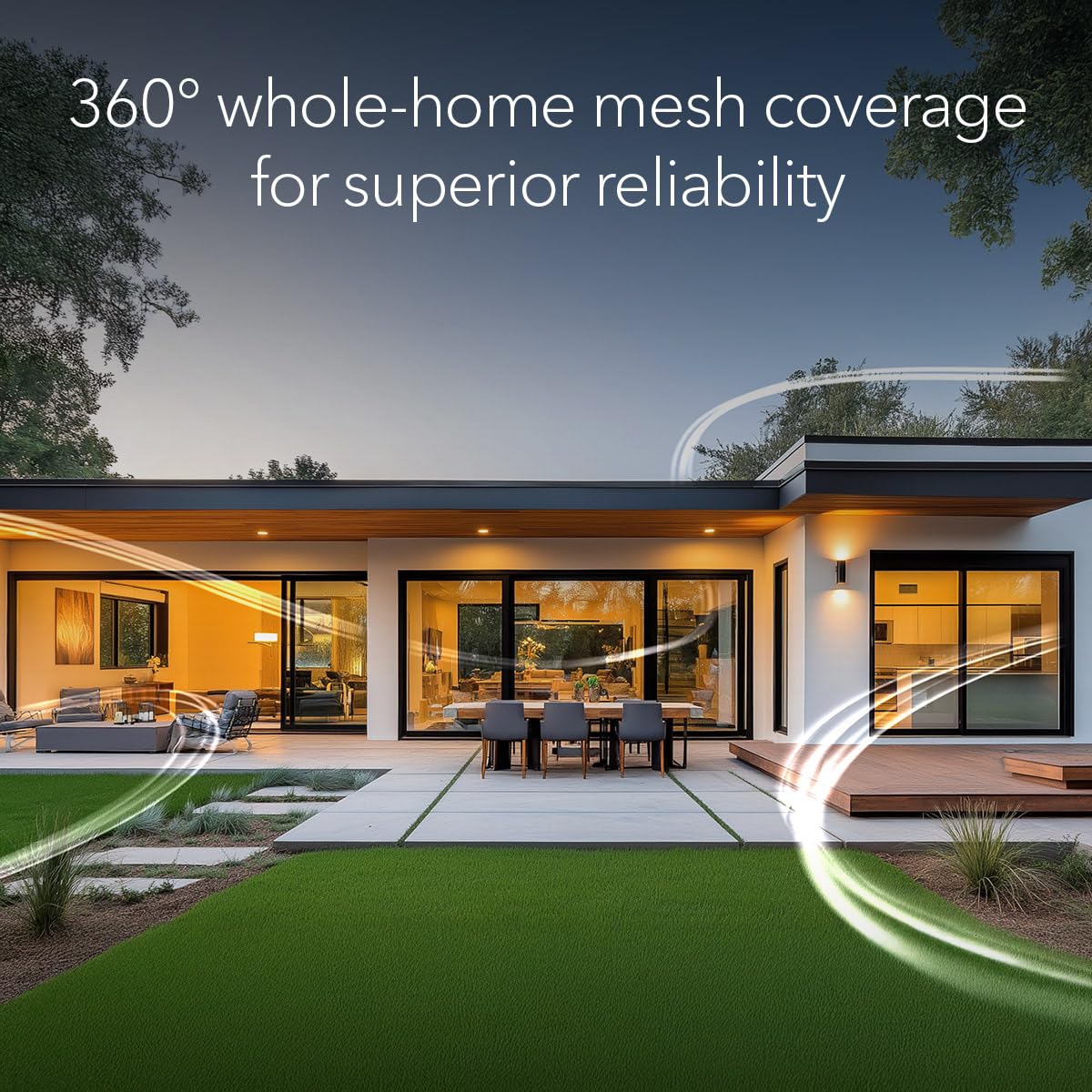 NETGEAR Orbi 370 Series WiFi 7 Mesh System, Up to 6,000 sq ft., 3 Pack